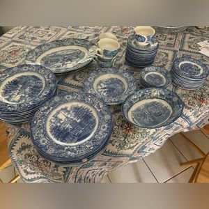 Liberty Blue Plates
